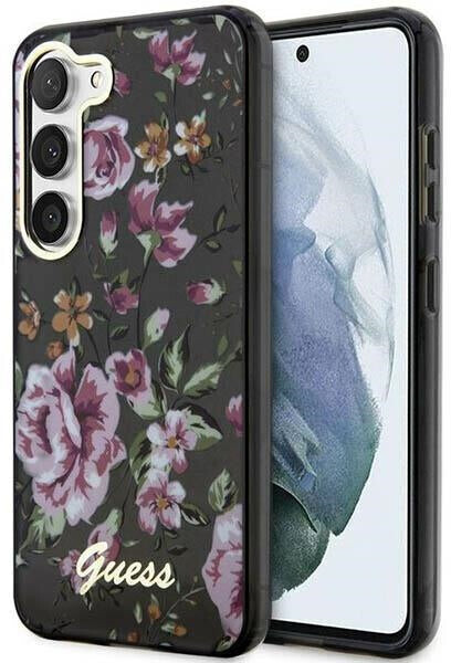 Guess Case Hardcase Flower Collection for Galaxy S23 black