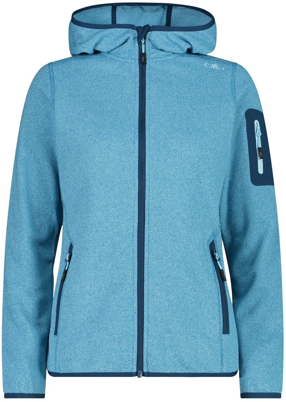CMP Woman Fleece Jacket Fix Hood (3H19826) jade/onice/majolica