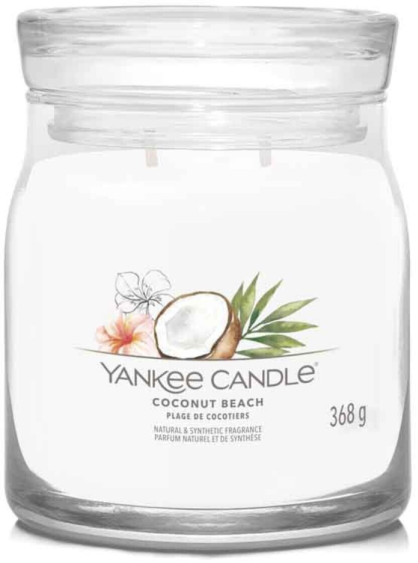 Yankee Candle Coconut Beach Signature 368g a € 20,93 (oggi)