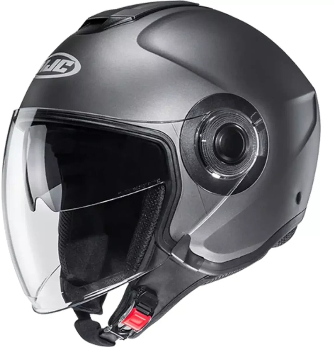 HJC i40N Semi Flat titane