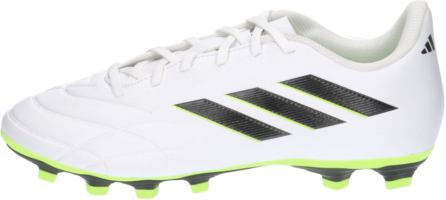 Photos - Football Boots Adidas Copa Pure.4 FG  white/lucid lemon (GZ2536)
