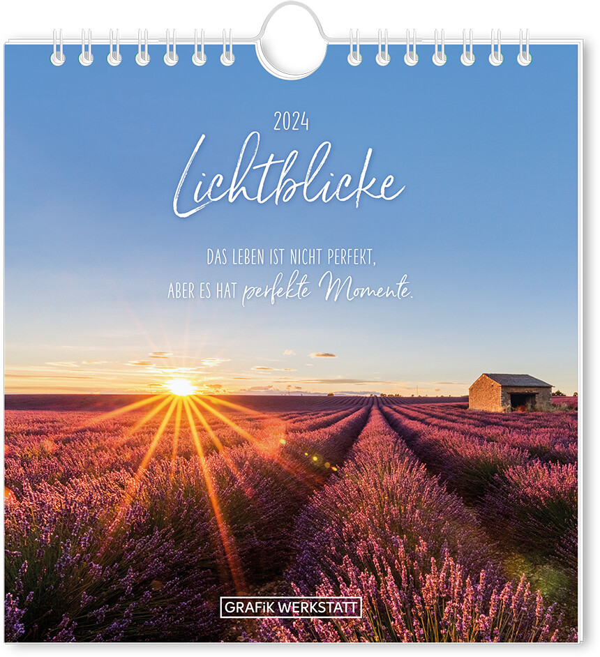 Grafik Werkstatt Bielefeld Postkartenkalender 2024 Lichtblicke ab 7,45