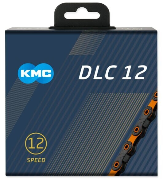 KMC Dlc 12 Road/mtb Chain Schwarz 126 Links
