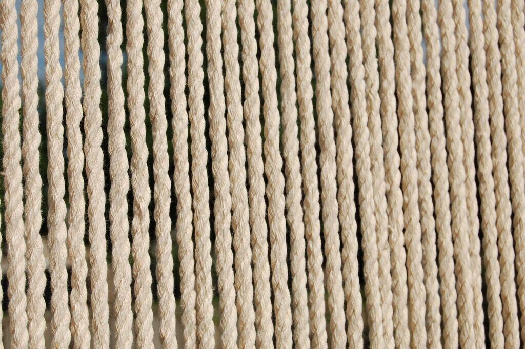 La Tenda CASA TOULON 3 rope curtain cream beige 100 x 230 cm (14255)