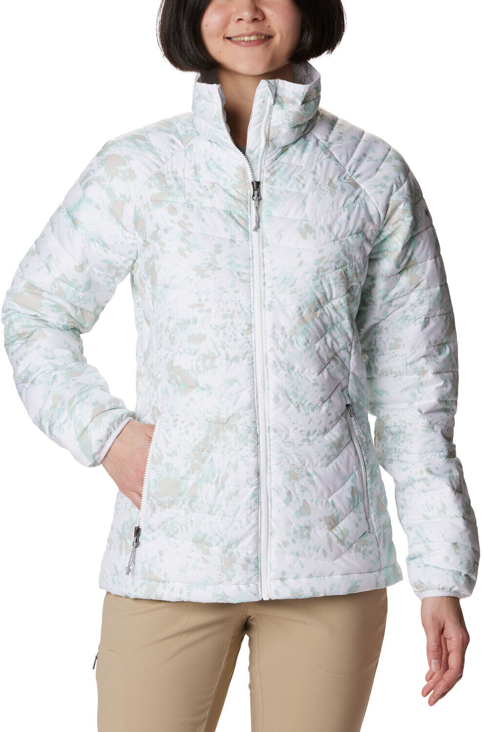 Columbia Powder Lite Jacket Woman (1699061) white flurries print