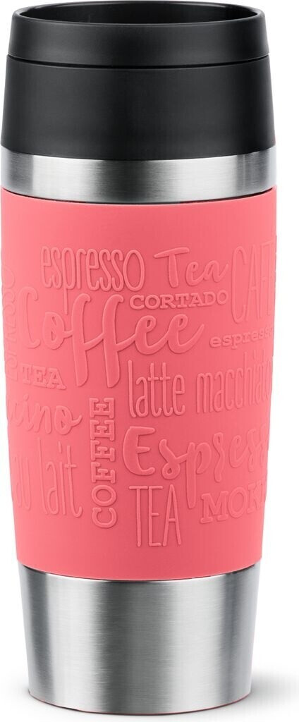Emsa Taza Térmica De Viaje De 16.9 Fl Oz, Tapa De Rosca Cómoda, Taza De Café Para Llevar, Acero Inoxidable, 6 Horas De Calor Y 12 Horas De Frío, 100% A