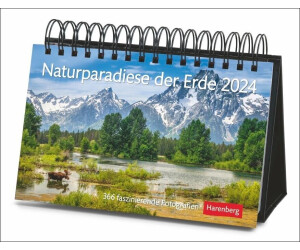 Harenberg Lotz Brigitte Naturparadiese der Erde Premiumkalender 2024
