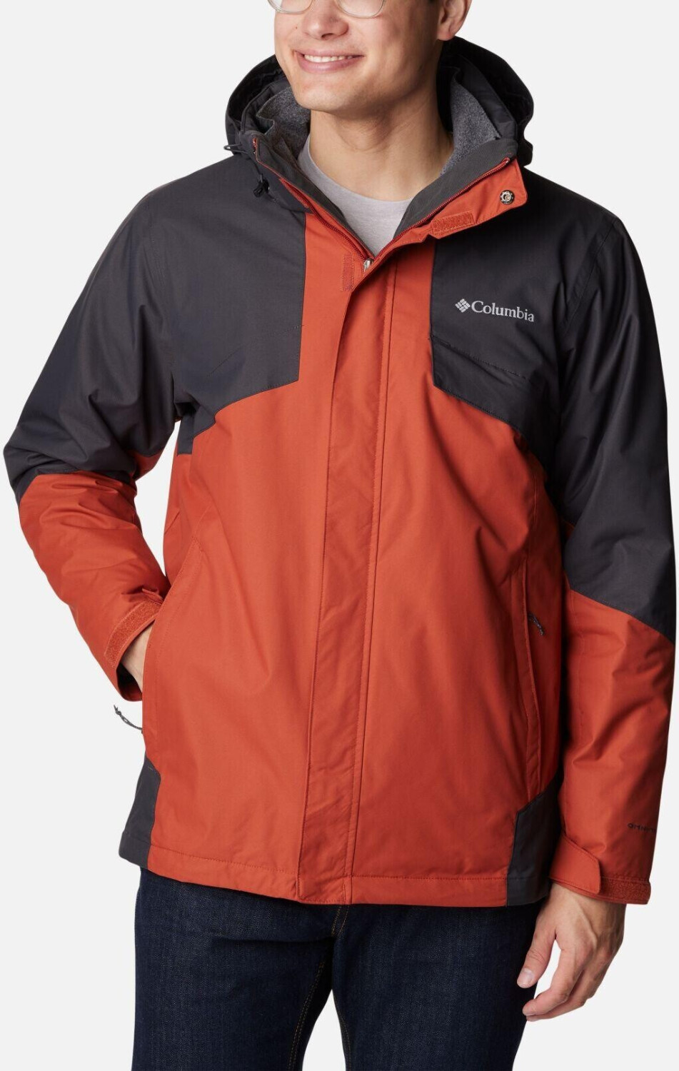 Columbia Bugaboo II Fleece Interchange Jacket (1800662) warp red/shark