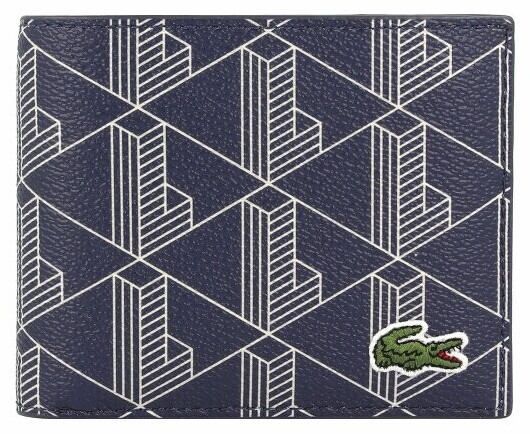 Lacoste Wallet mono marine laponie (NH4483BG-M83)