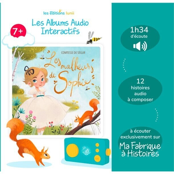 Lunii - Coffret Alice au Pays des Merveilles - Livre Audio interactif dès 5  Ans à écouter sur Ma Fabrique à Histoires : : Jeux et Jouets