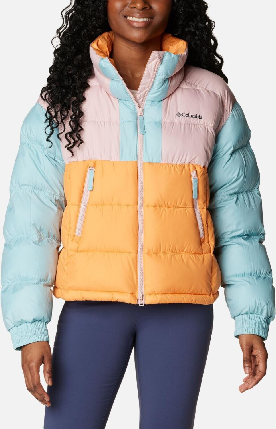 Columbia Pike Lake II Cropped Jacket sunset peach/dusty pink/aqua haze