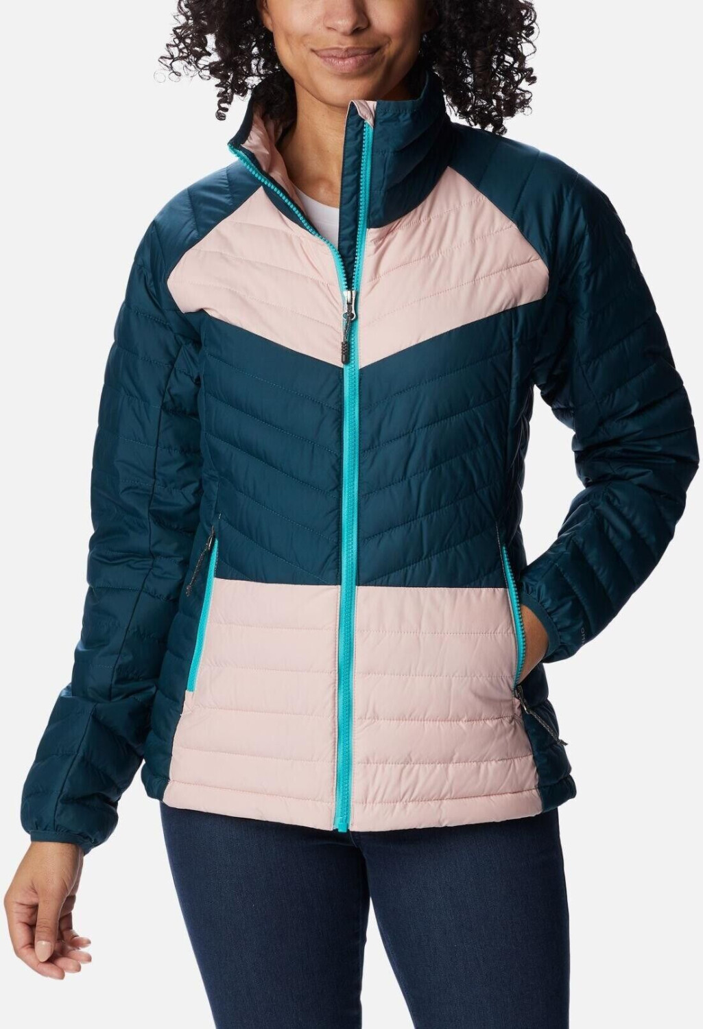 Columbia Powder Lite II Full Zip Jacket night wave/dusty pink