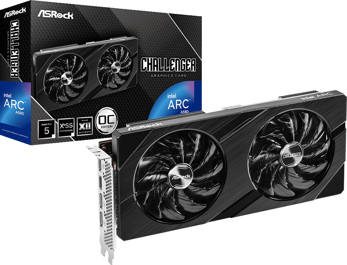ASRock Arc A580 Challenger OC