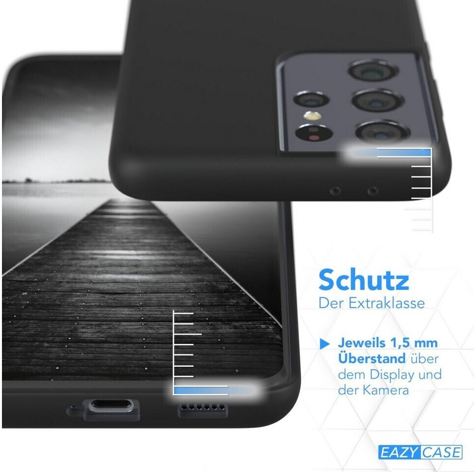 EAZY CASE Silikon-Handyhülle Für Galaxy S20 – Mit Kameraschutz, Microfaser-Inlay & Handykette