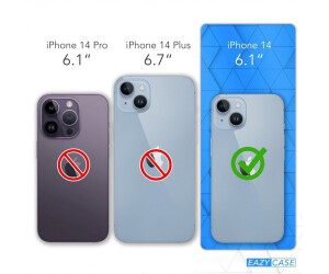 Schutzhülle für Apple iPhone 14 Pro Max Hülle Transparent Slim Cover Clear  Case