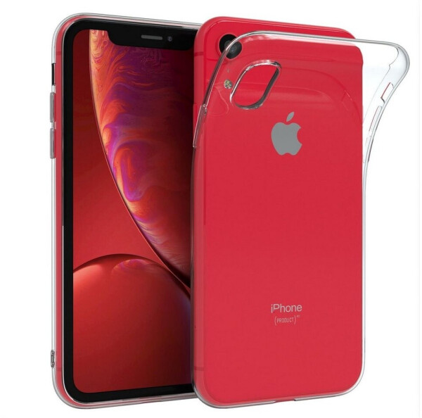 Eazy Case Slimcover Clear für Apple iPhone XR 6,1 Zoll, durchsichtige Hülle Ultra Dünn Silikon Backcover TPU Telefonhülle Klar