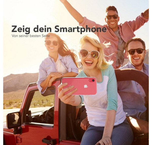 Eazy Case Slimcover Clear für Apple iPhone XR 6,1 Zoll, durchsichtige Hülle Ultra Dünn Silikon Backcover TPU Telefonhülle Klar, Bild 2