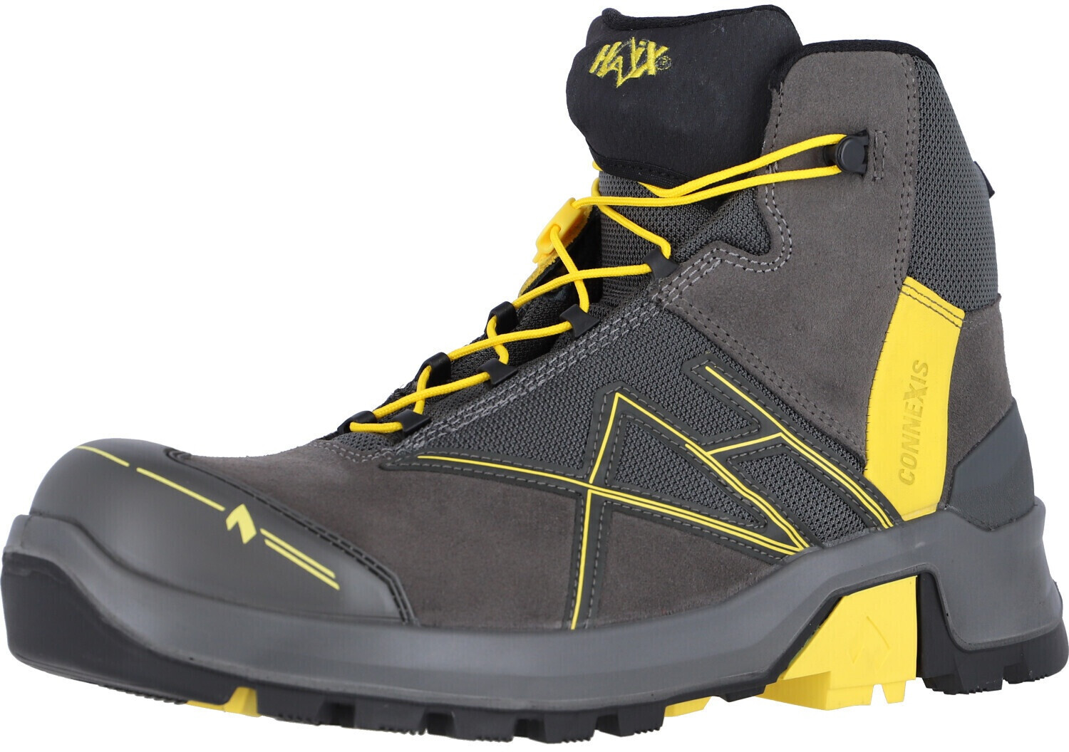 Haix Connexis Safety+ GTX MID S3 grey-yelLow