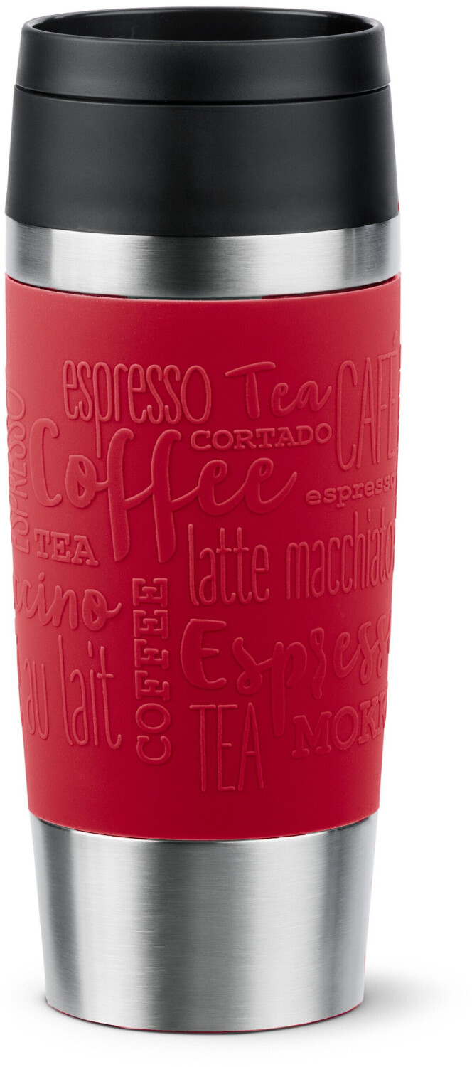Emsa Travel Mug Classic Comfort screw cap 0,36l dark red
