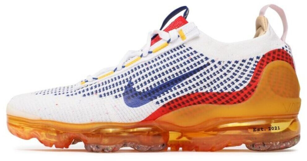 yellow and white vapormax