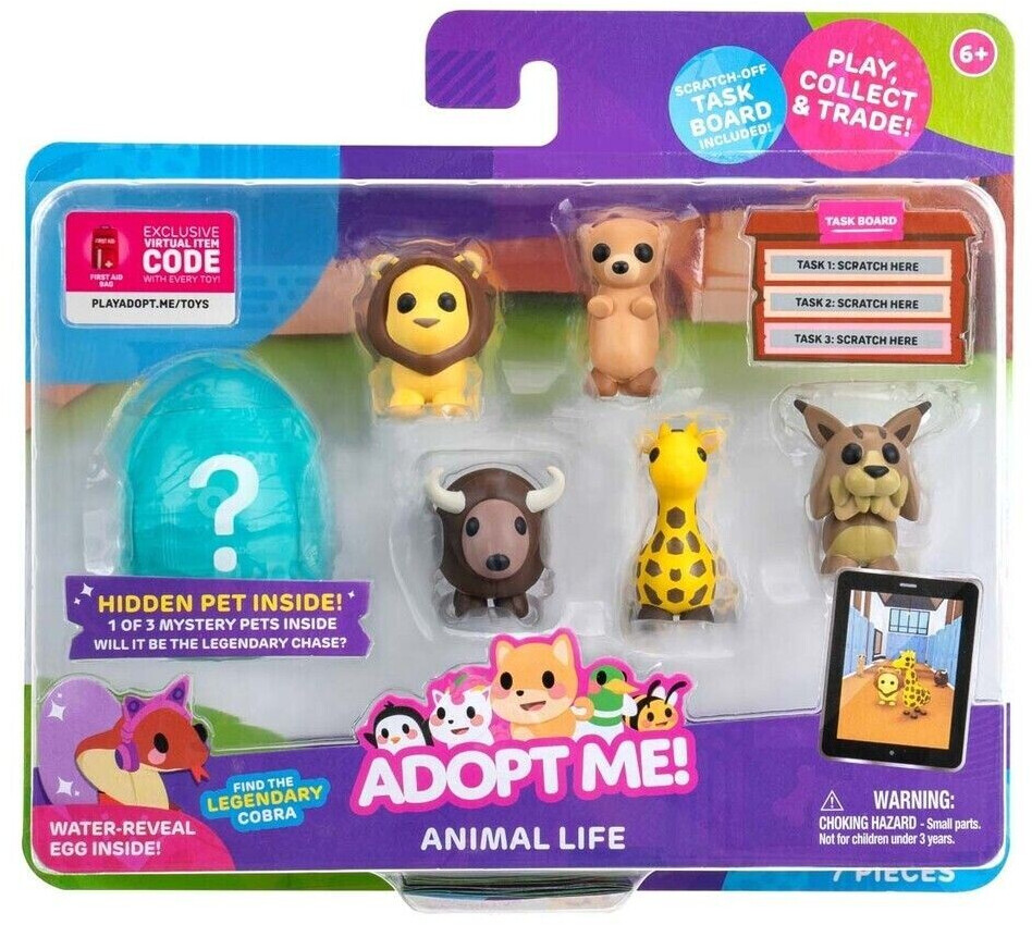 Jazwares Adopt Me 5 Pack Pets 5 Cm Pack Animal Life