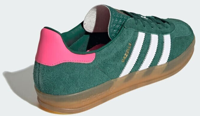 Adidas Gazelle Indoor Collegiate Green Lucid Pink - Zapatillas IG5929