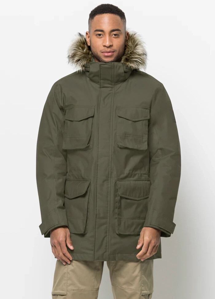 Jack Wolfskin Winterfrost Down Parka M island moss