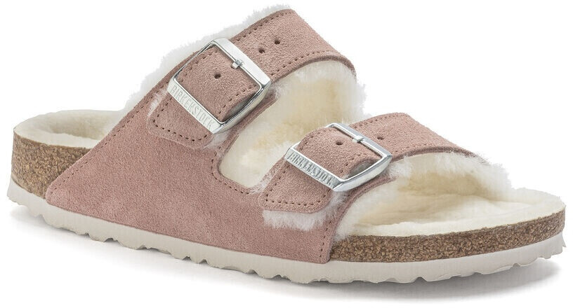 Birkenstock pink shearling store