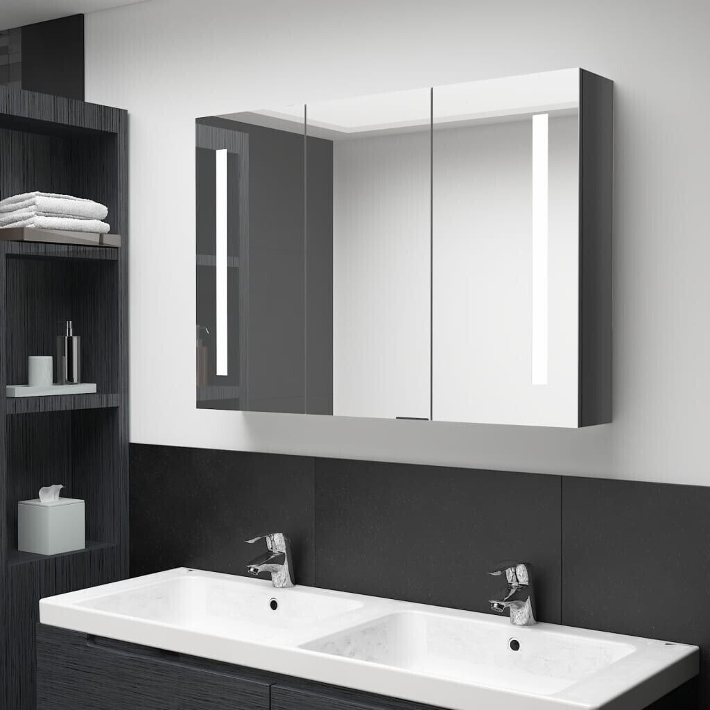 vidaXL Bathroom cabinet with lighting (89 x 14 x 62 cm)