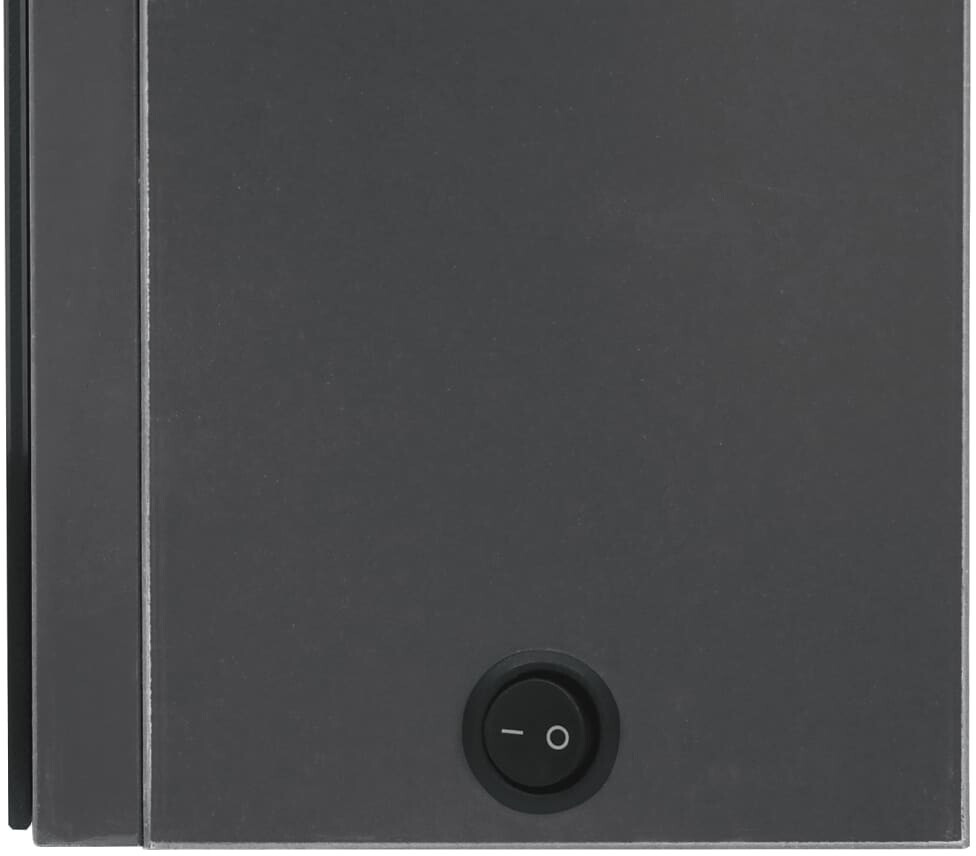 vidaXL Bathroom cabinet with LED (89 x 14 x 62 cm) grey