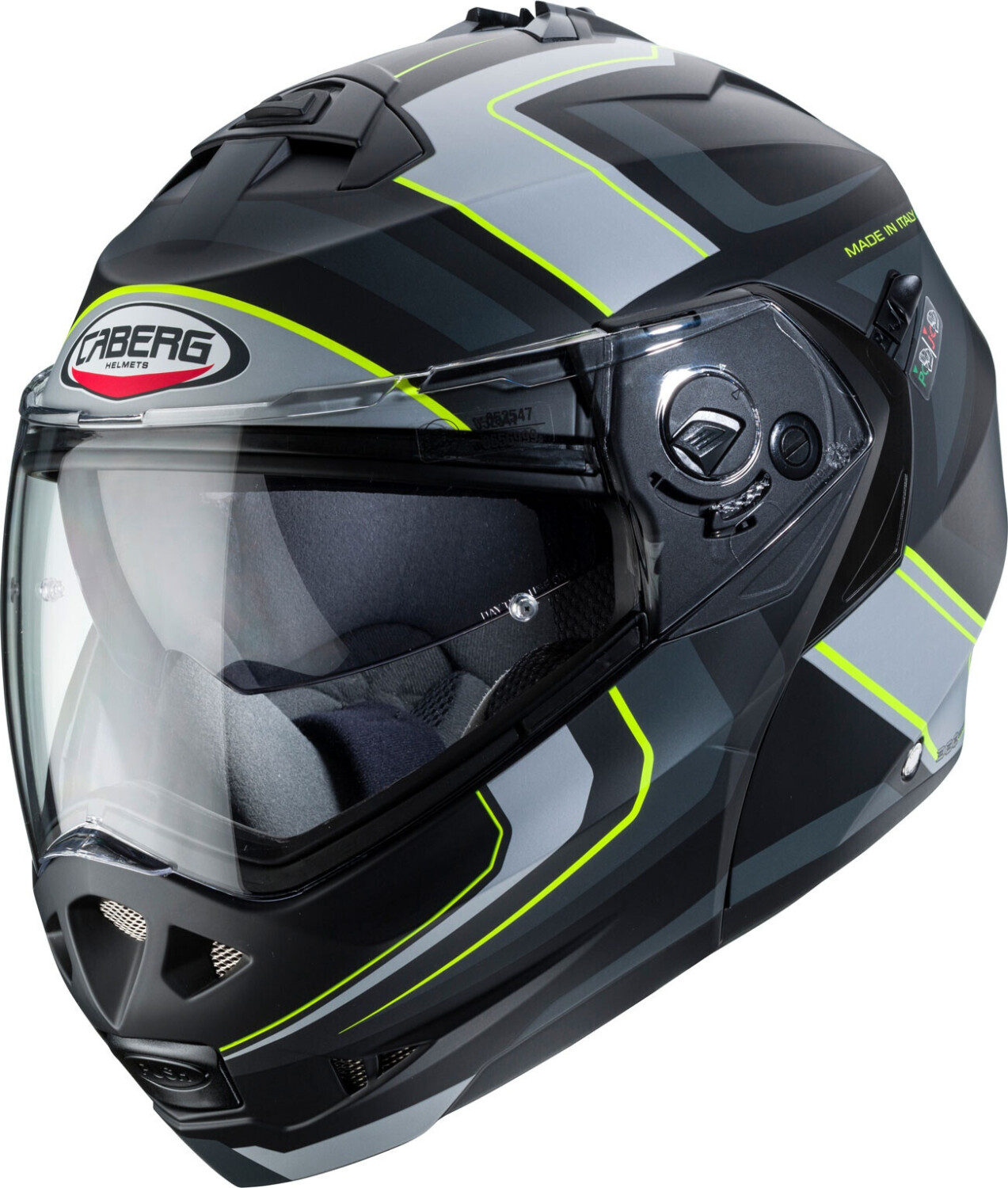 Caberg Duke II black/grey/yellow fluo
