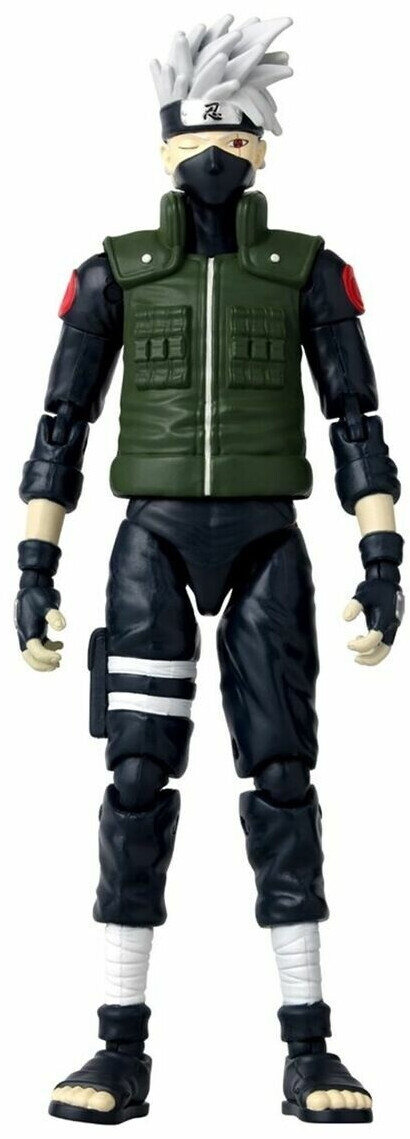 Costume Kakashi Hatake Uomo - Costume Ufficiale Naruto Completo Di Maglia, Gilet, Pantalone, Maschera E Fascia