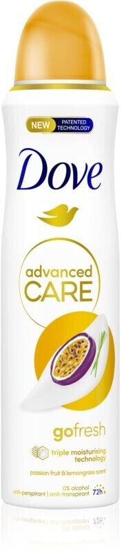 Photos - Deodorant Dove Advanced Care Go Fresh Antiperspirant 72h Passion Fruit & Lemong 