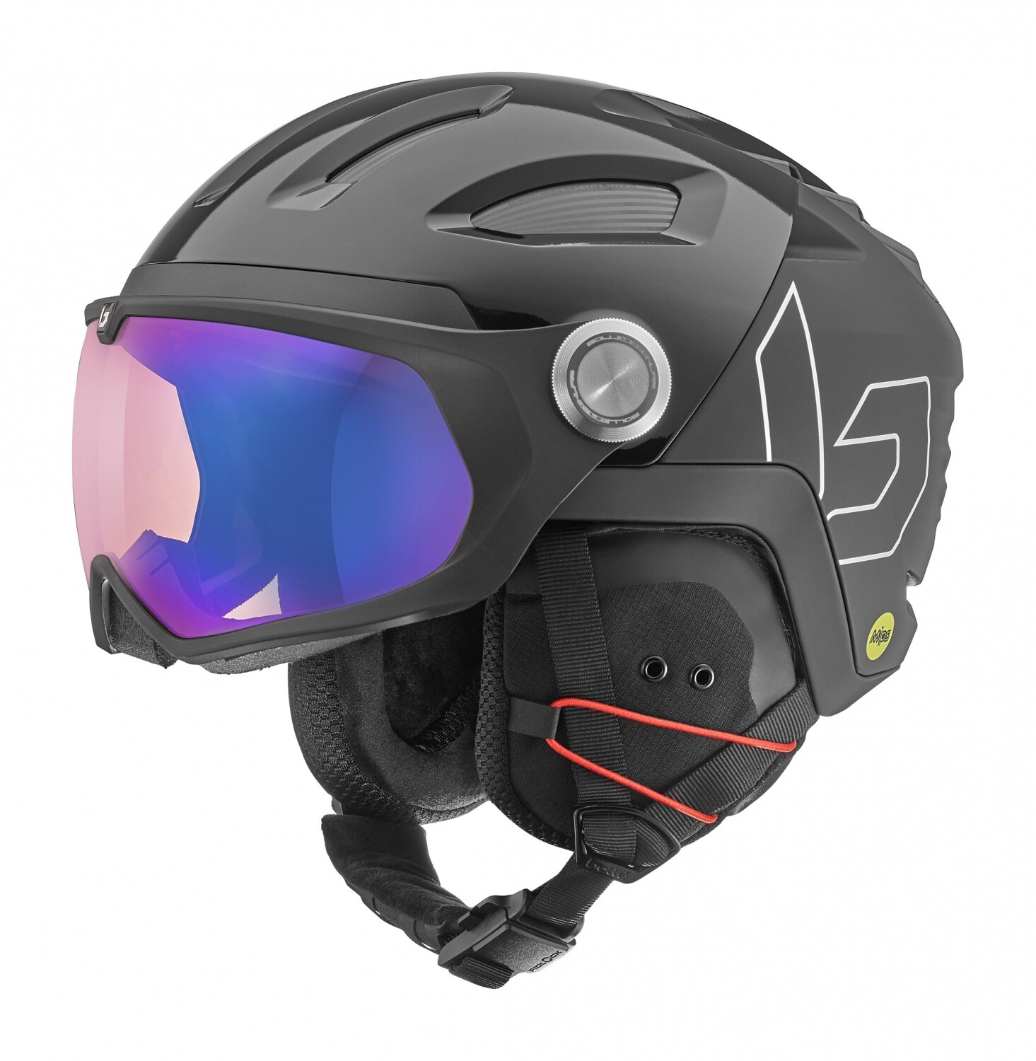 Bollé V-Ryft MIPS black shiny