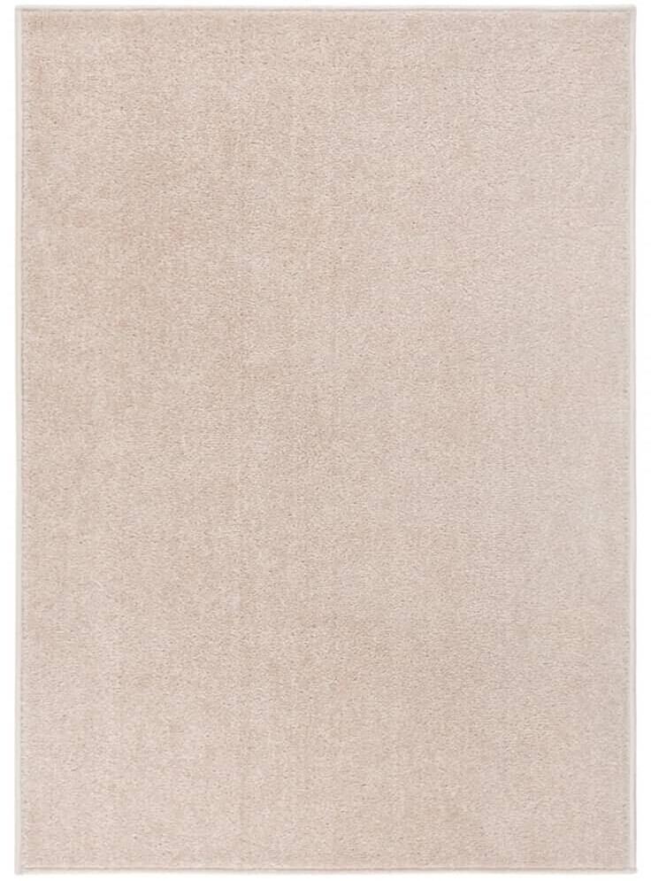 vidaXL Short pile carpet 120x170 cm dark beige (340339)
