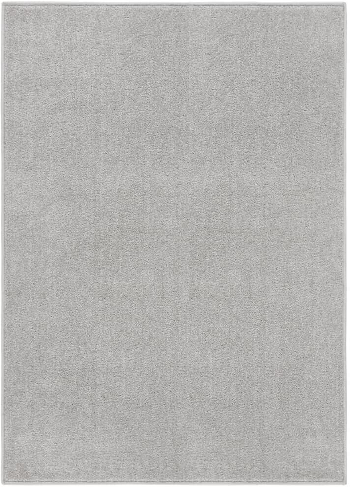 vidaXL Short pile carpet 140x200 cm light gray (340324)