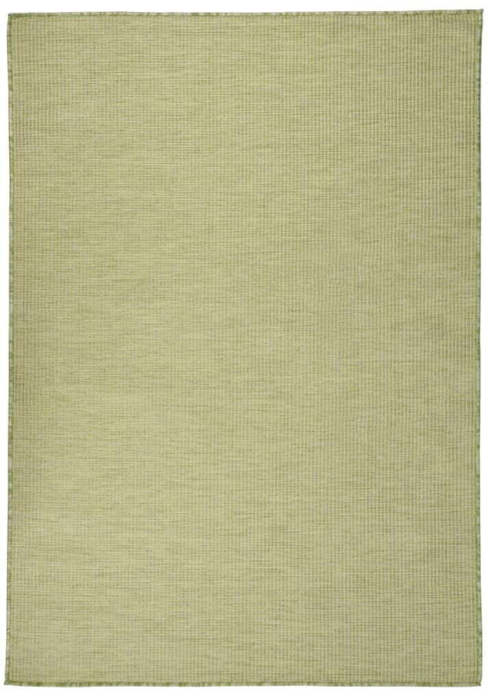 vidaXL Outdoor carpet flat weave 140x200 cm green (340810)