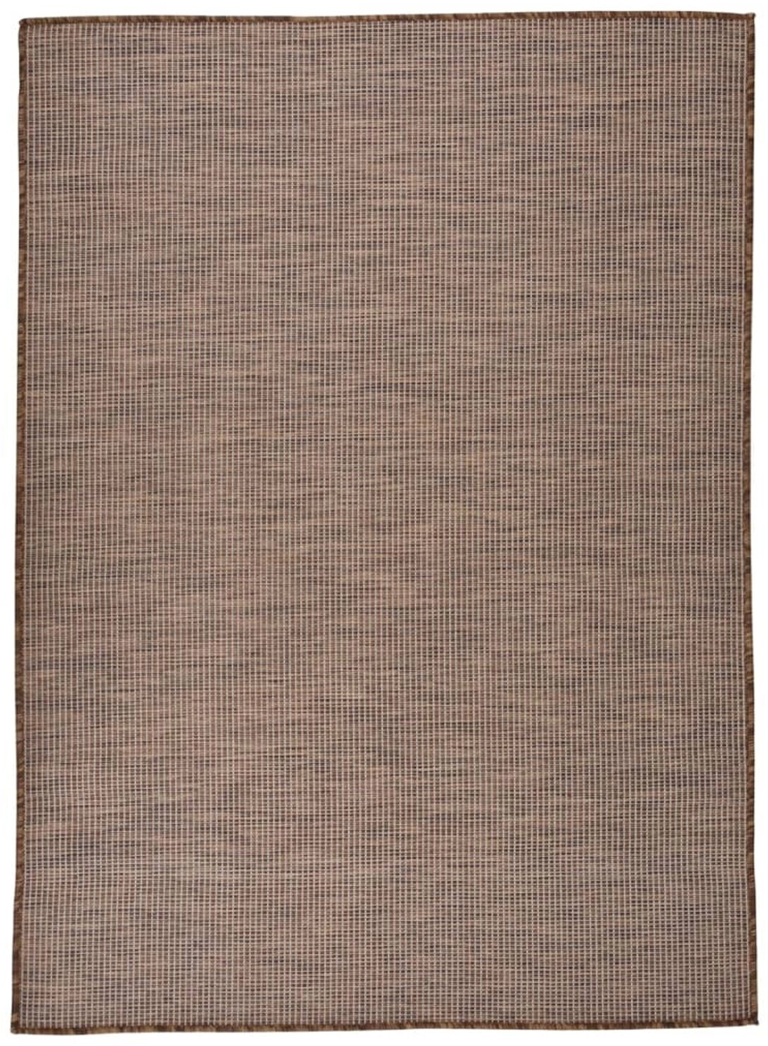 vidaXL Outdoor carpet flat weave 200x280 cm brown (340791)