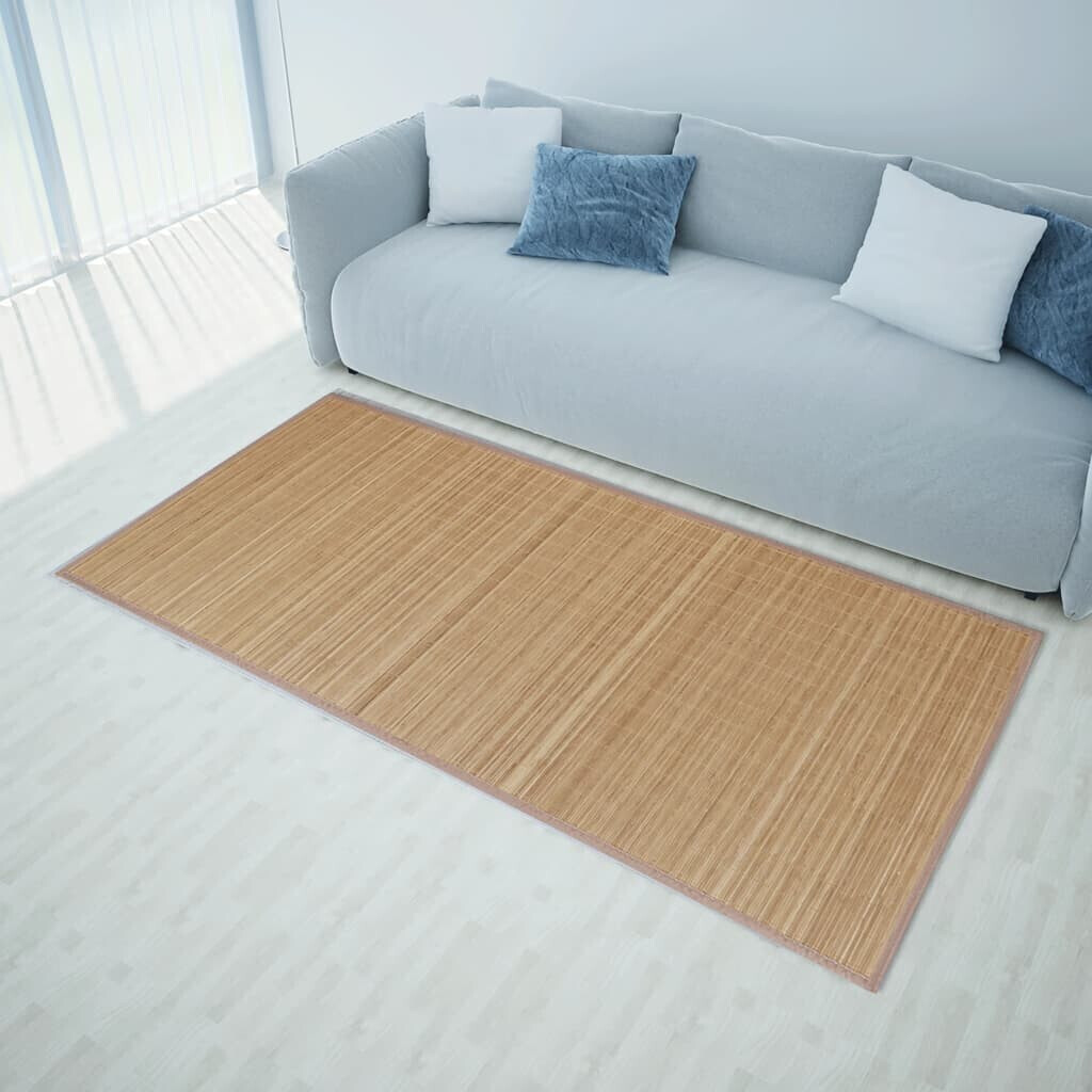 vidaXL Carpet Bamboo 160x230 cm Brown (245823)
