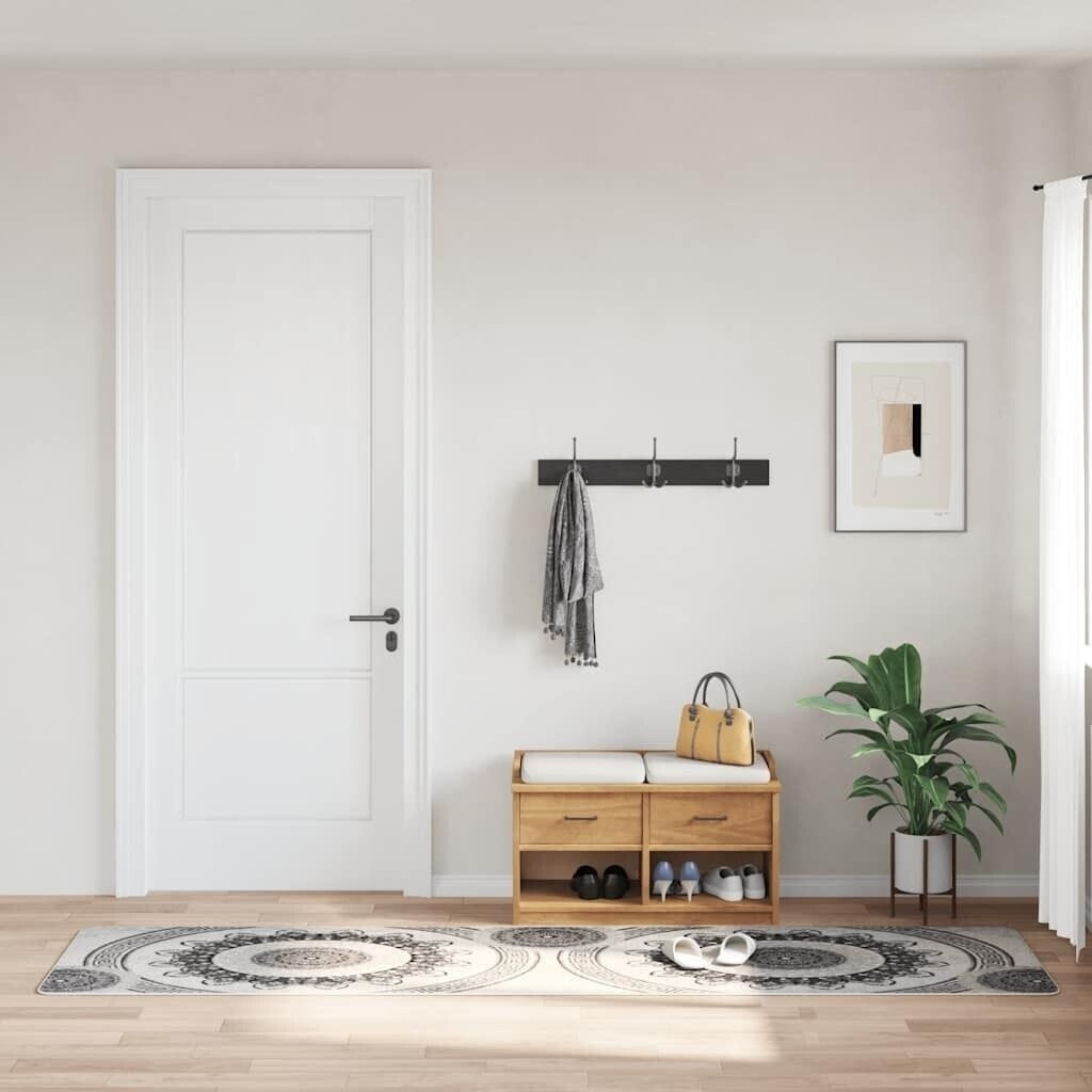 vidaXL Washable Rug 80x300 cm Multicolored Non-Slip (337983)