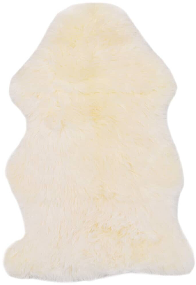 vidaXL Sheepskin rug 60×90 cm white (283875)