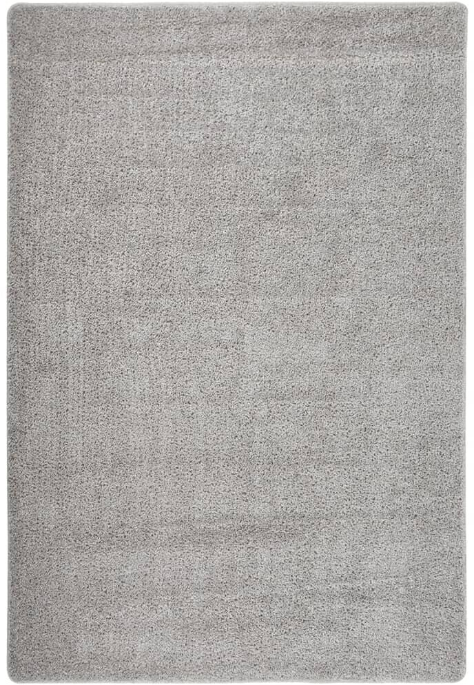 vidaXL Shaggy rug light gray 140x200 cm non-slip (340384)