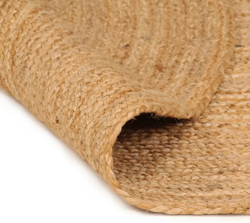 vidaXL Rug Jute Braided 210 cm Round (343585)