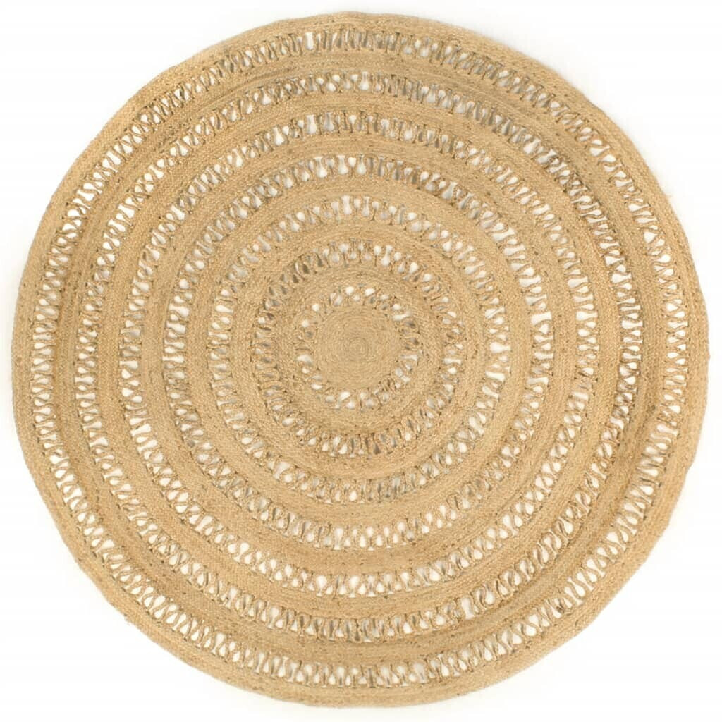 vidaXL Carpet Handmade Braided Jute 210 cm (343612)