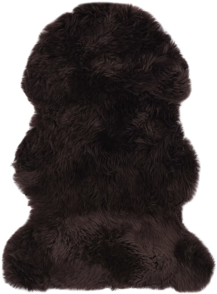 vidaXL Sheepskin rug 60×90 cm brown (283876)