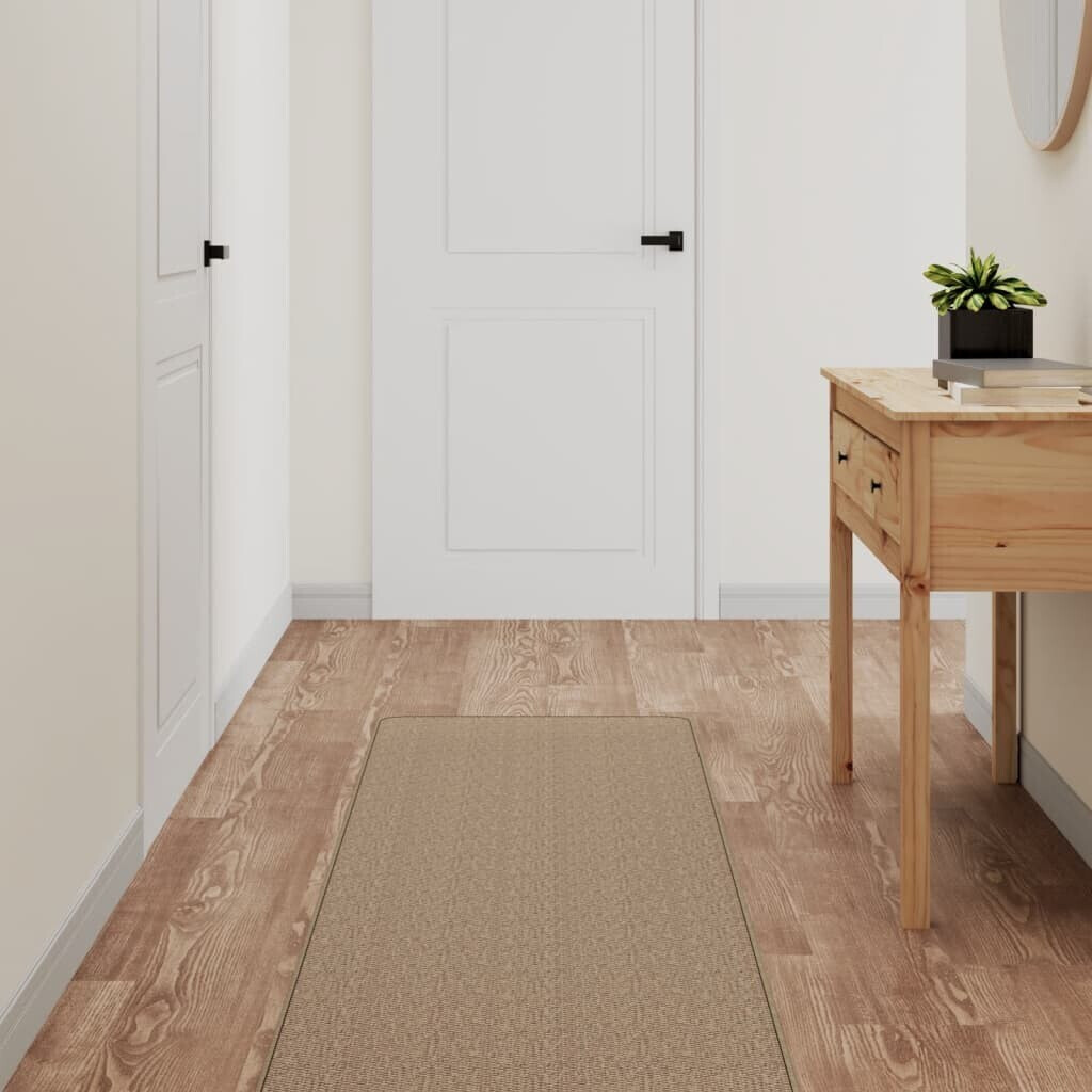 vidaXL Carpet runner sisal look sand colored 50x200 cm (355786)