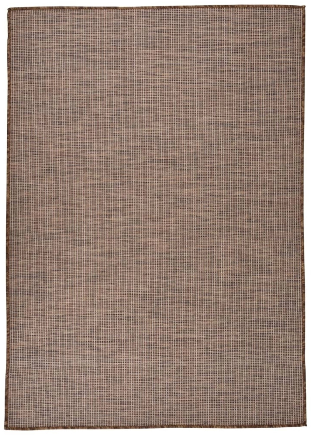 vidaXL Outdoor carpet flat weave 160x230 cm brown (340790)