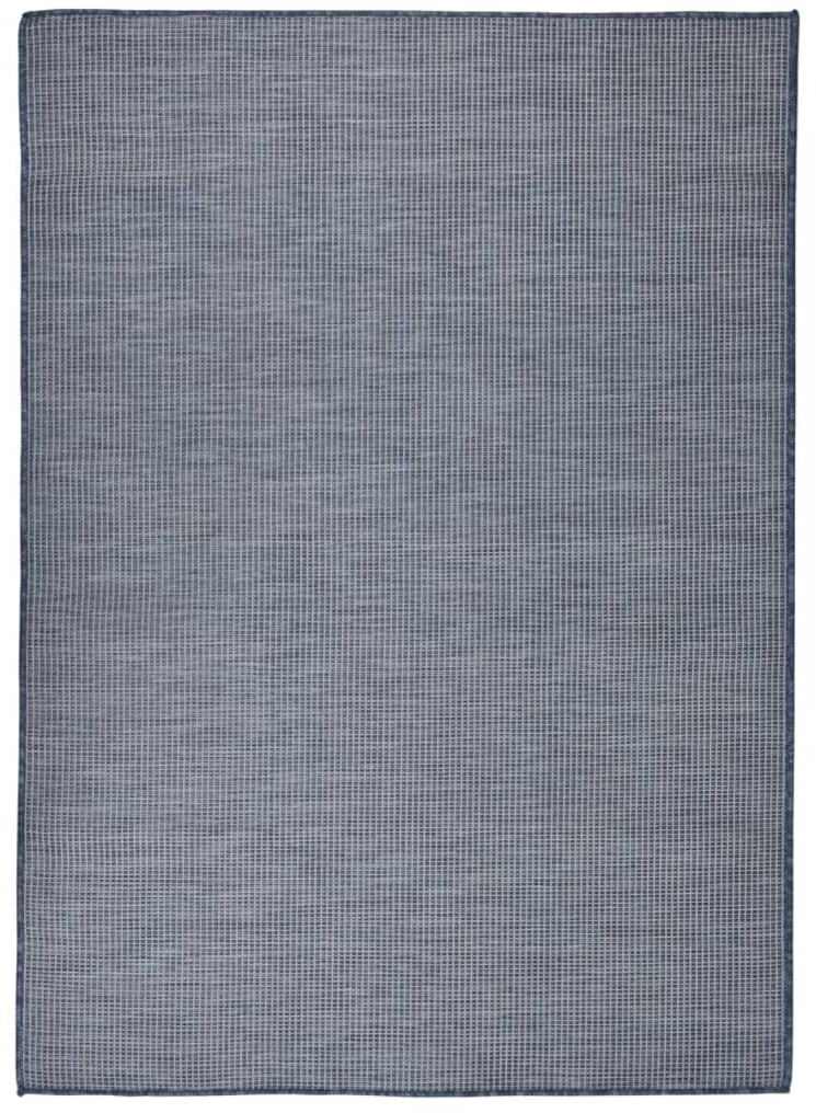 vidaXL Outdoor carpet flat weave 200x280 cm blue (340798)
