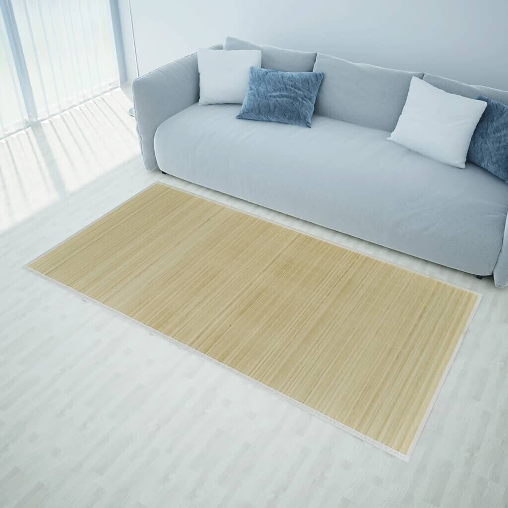 vidaXL Carpet bamboo 100 x 160 cm natural (245820)