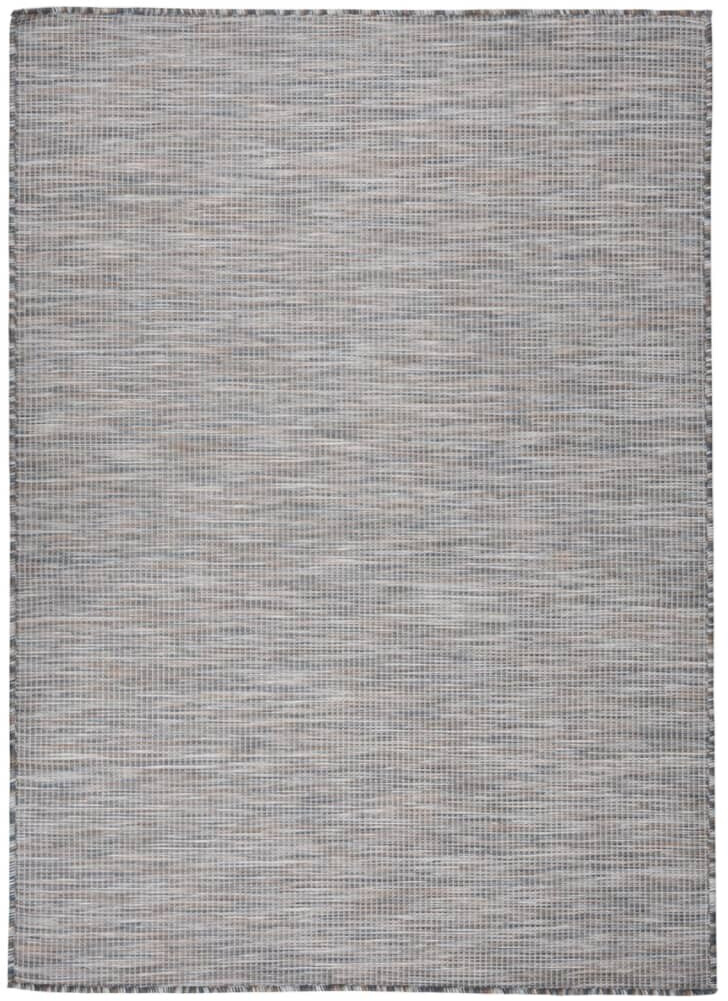 vidaXL Outdoor carpet flat weave 200x280 cm brown/blue (340819)